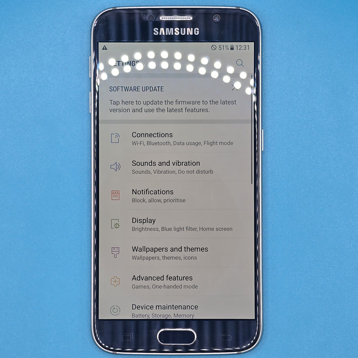 Samsung Galaxy S6 32GB Blue Unlocked Android Smartphone Grade B Free Postage3
