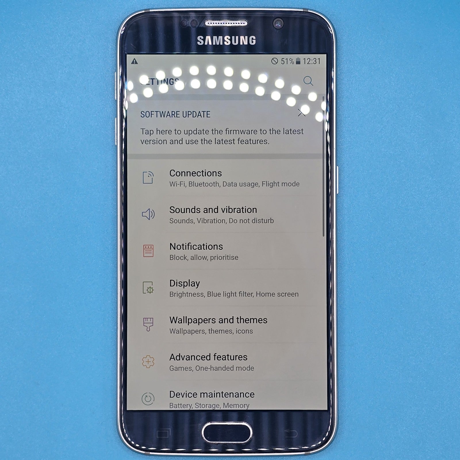 Samsung Galaxy S6 32GB Blue Unlocked Android Smartphone Grade B Free Postage3