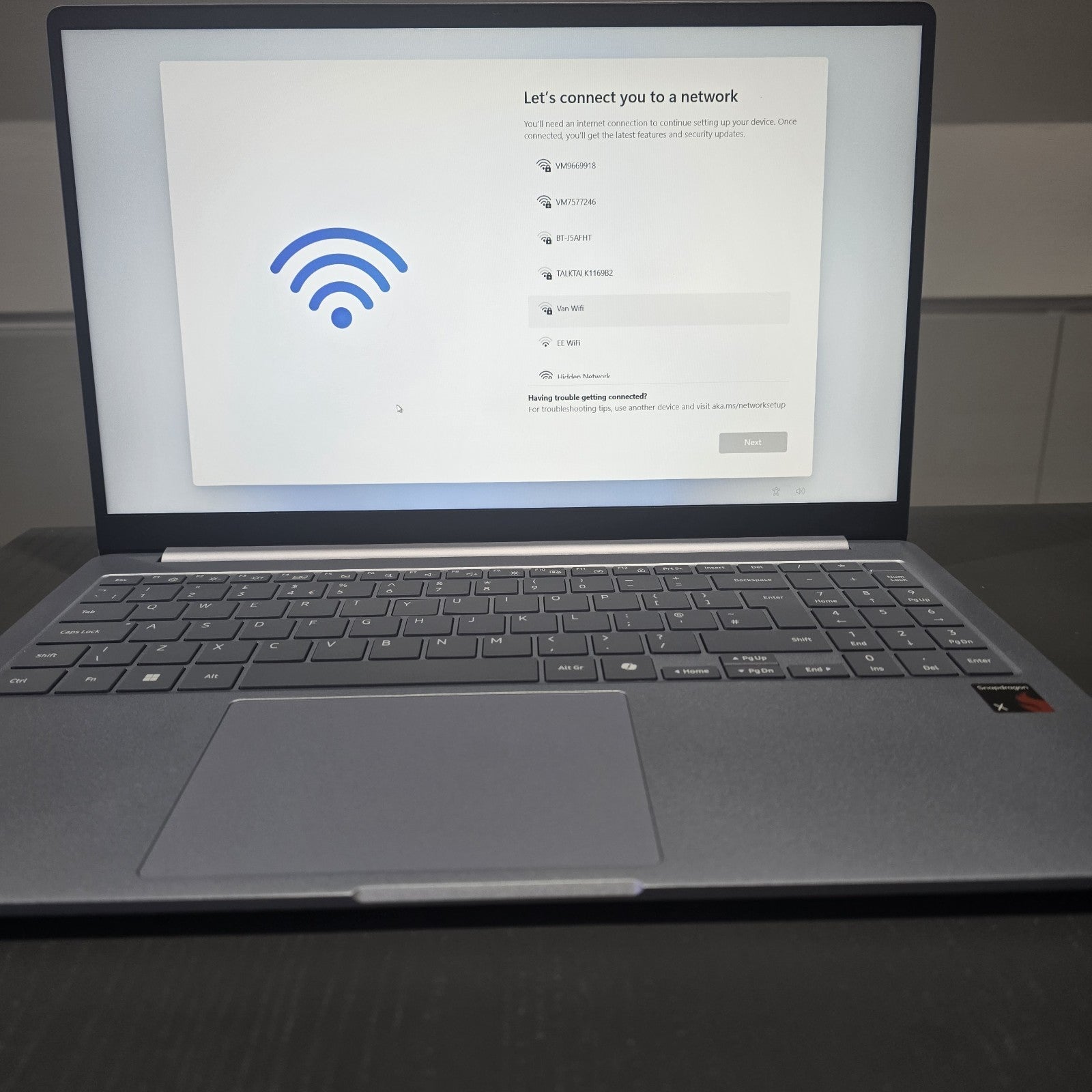 Samsung Galaxy Book4 Edge 15.6" Laptop Snapdragon X 16GB RAM 256GB Blue #B 122B1