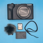 Canon PowerShot V1 Vlogger Kit Camera 4K Flip Screen WiFi Tripod Grip #A 167A10