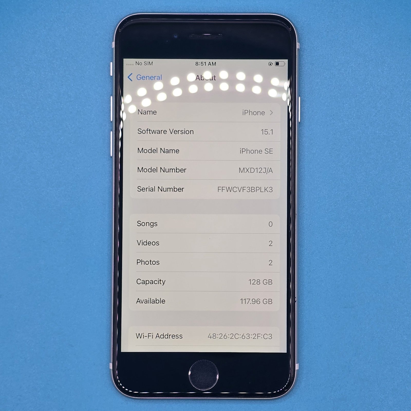 Apple iPhone SE 2020 2nd GEN White Unlocked 128GB Grade A Free Postage3