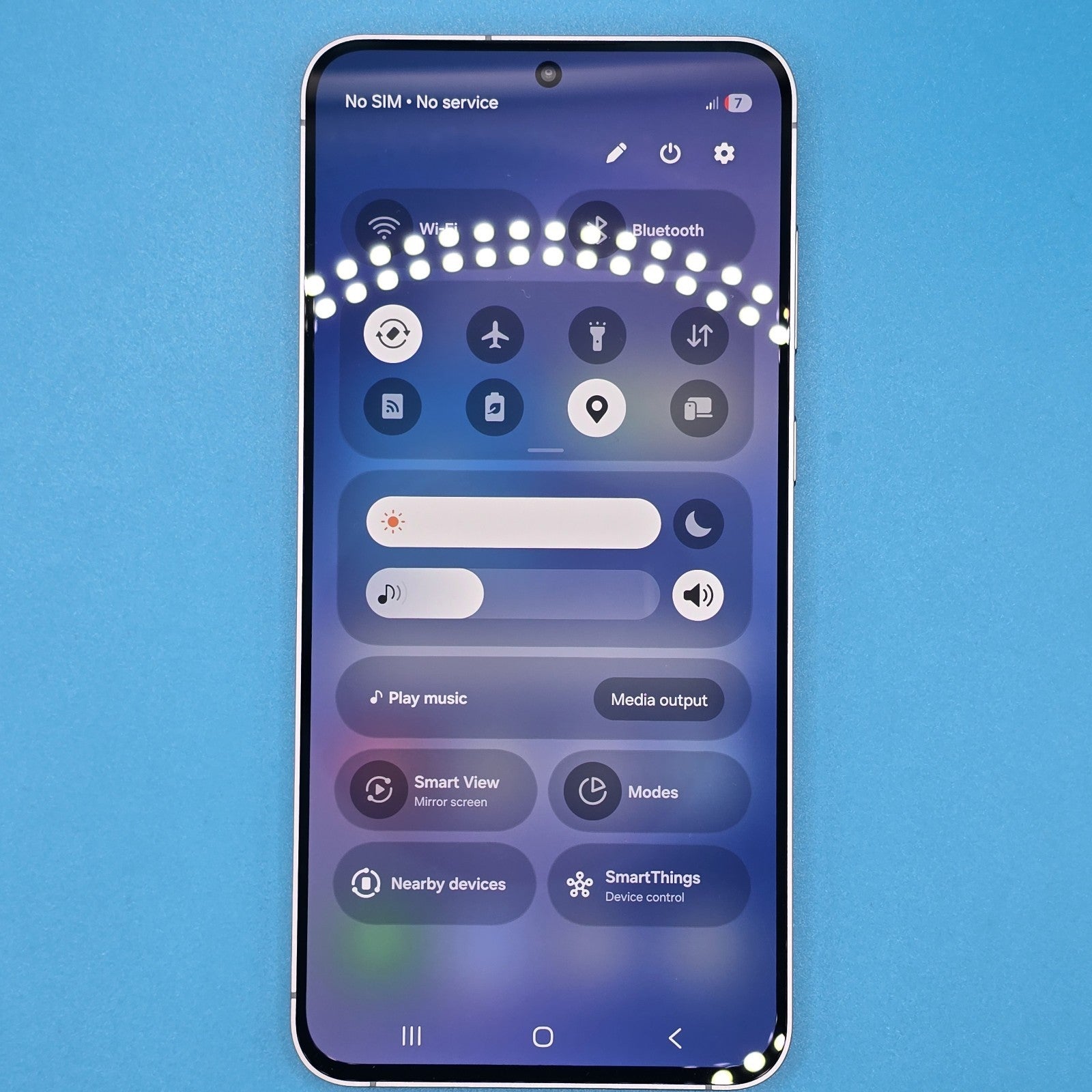 Samsung Galaxy S25 FE Navy 6.7" SM-S731B 8GB RAM 256GB Unlocked For Parts 155D2