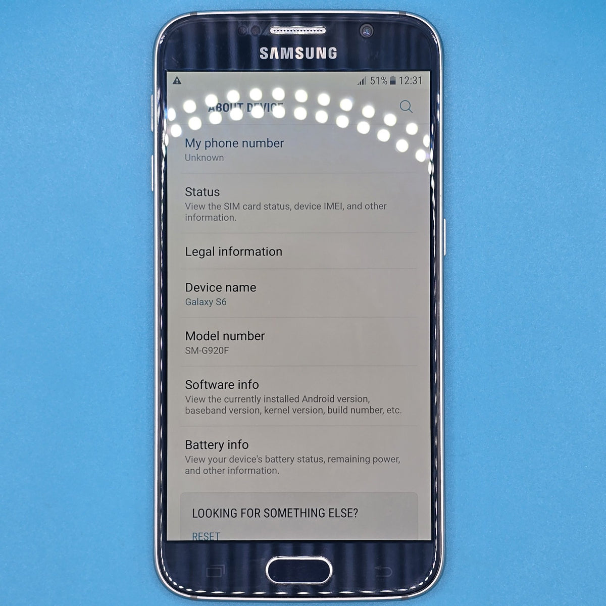 Samsung Galaxy S6 32GB Blue Unlocked Android Smartphone Grade B Free Postage4