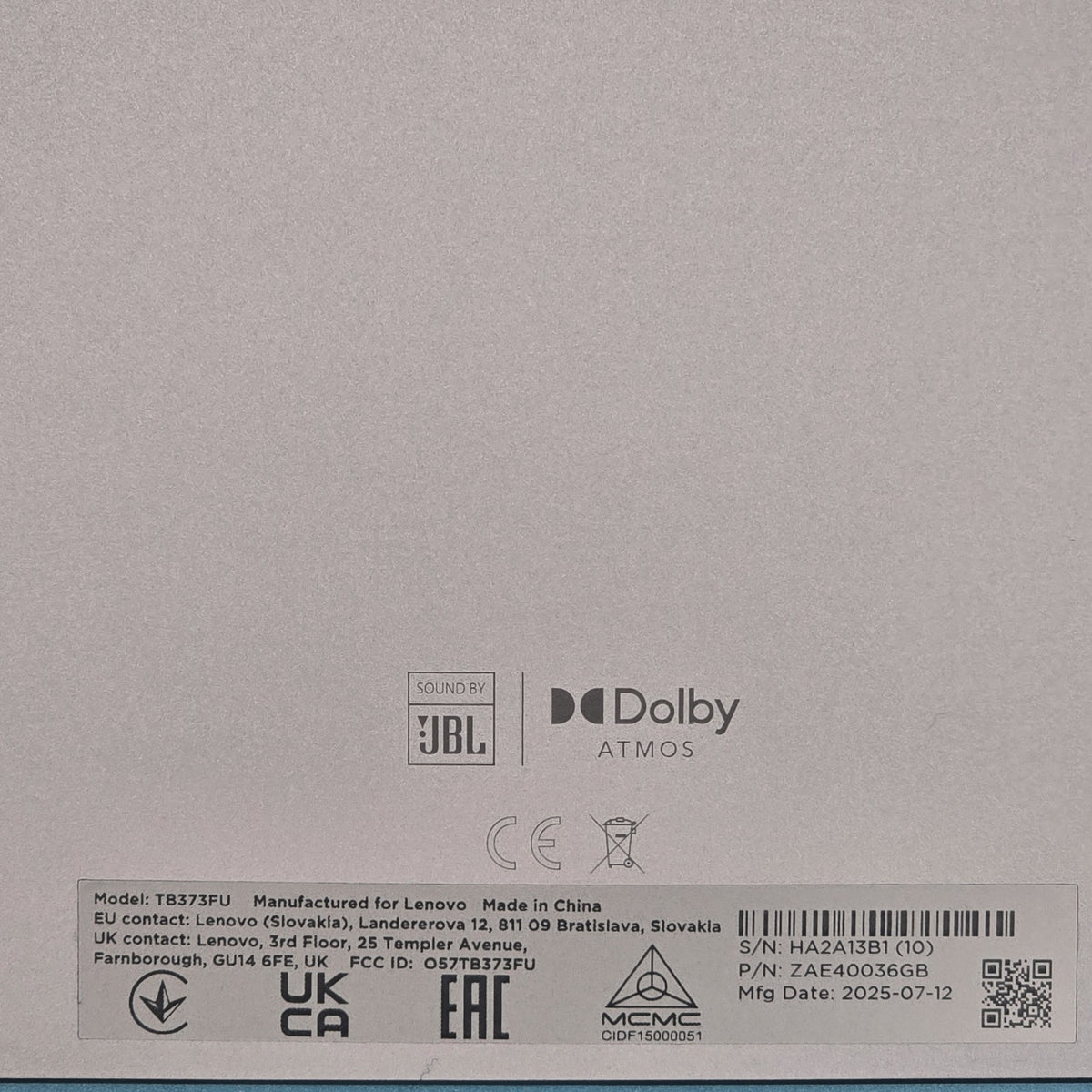 Lenovo Idea Tab Pro 12.7 8GB 256GB Pen WiFi Tablet Luna Grey Grade A 172A/B11