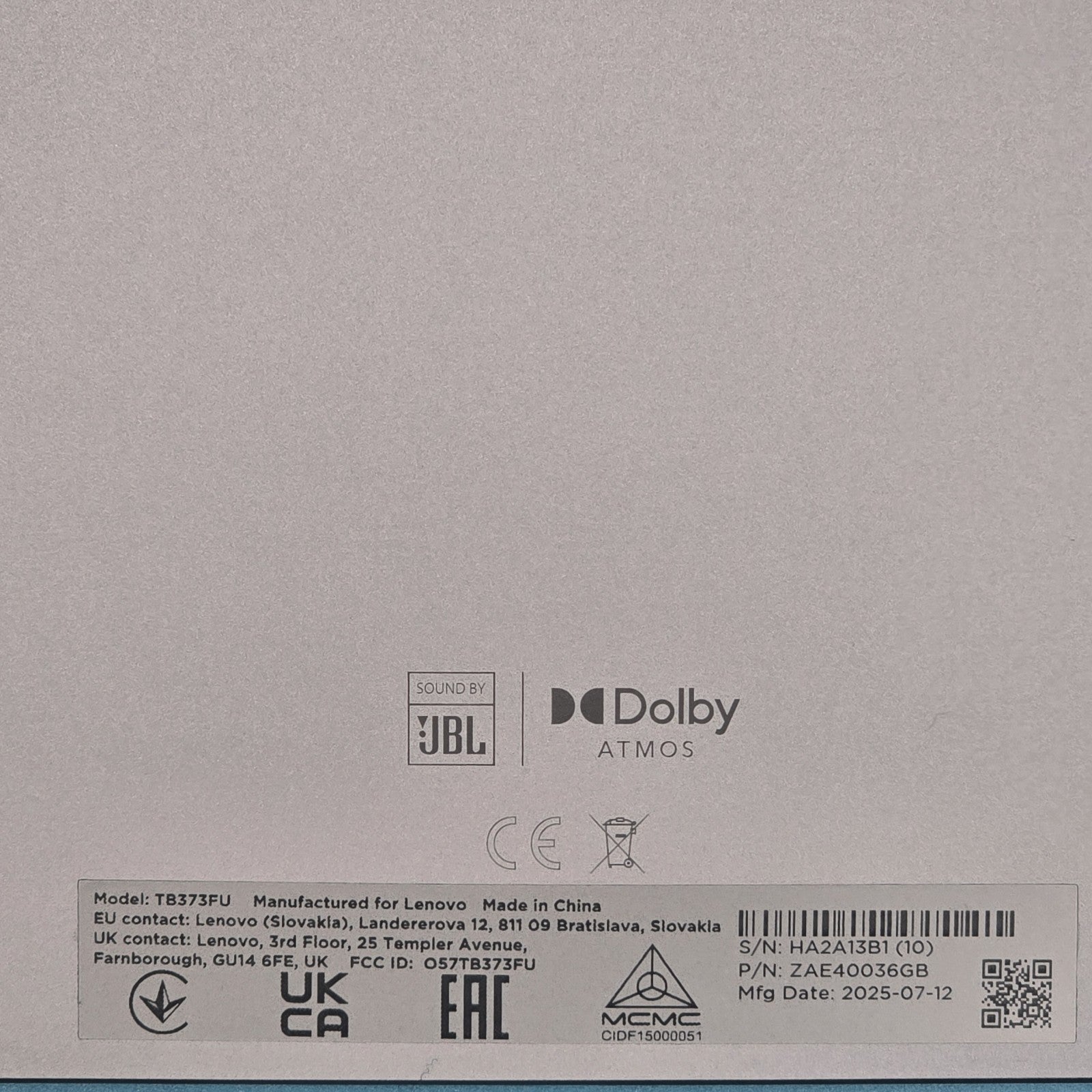 Lenovo Idea Tab Pro 12.7 8GB 256GB Pen WiFi Tablet Luna Grey Grade A 172A/B11
