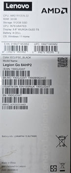 Lenovo Legion Go 2 Ryzen Z2 32GB RAM 512GB SSD 8.8” Handheld Gaming 83N1000NUK *17