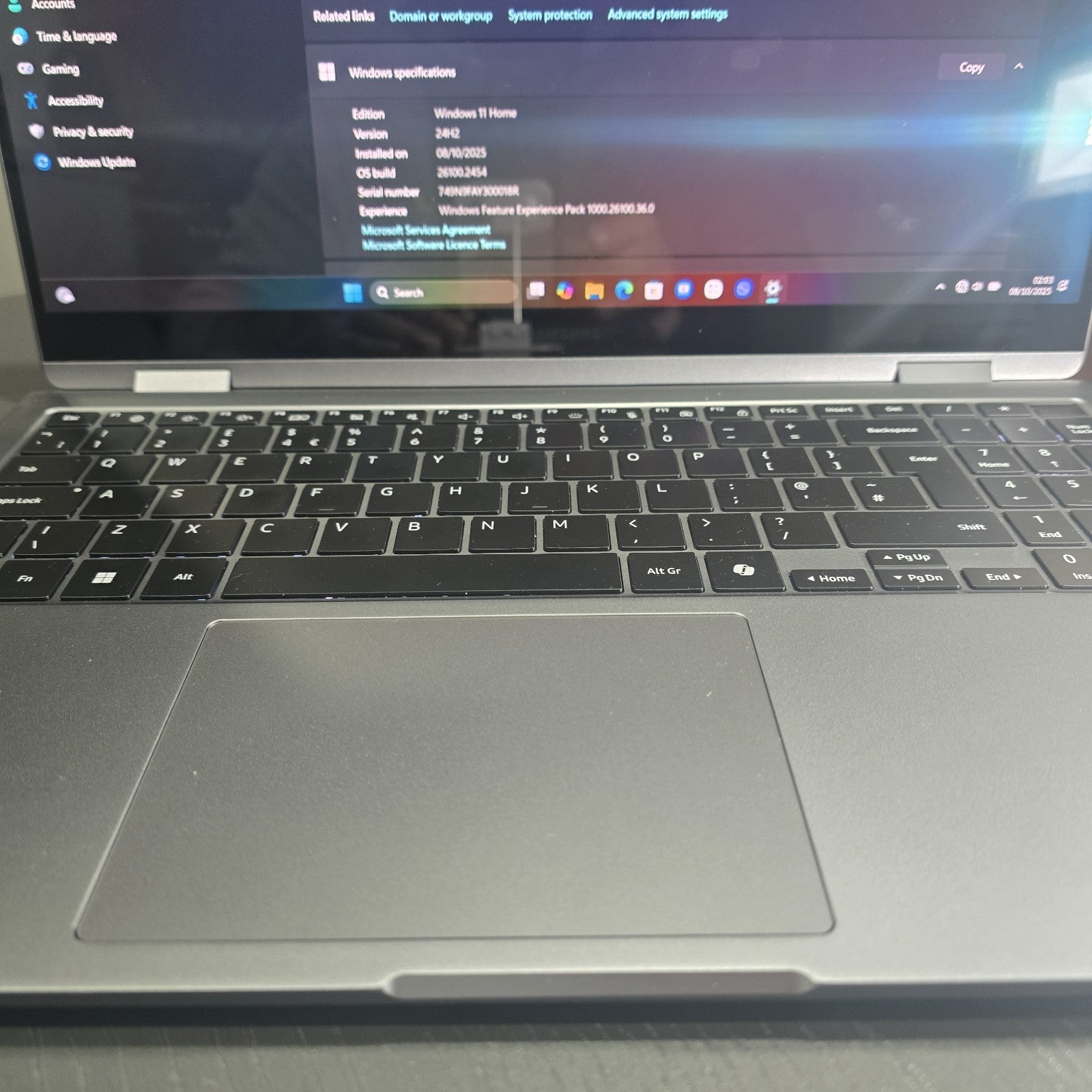 Samsung Galaxy Book5 360 256GB Gray Grade A Excellent Condition #106B11