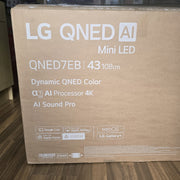LG 43QNED7EB3C 43" QNED AI 4K MiniLED Smart TV 2026 Black Grade A 241A/B1