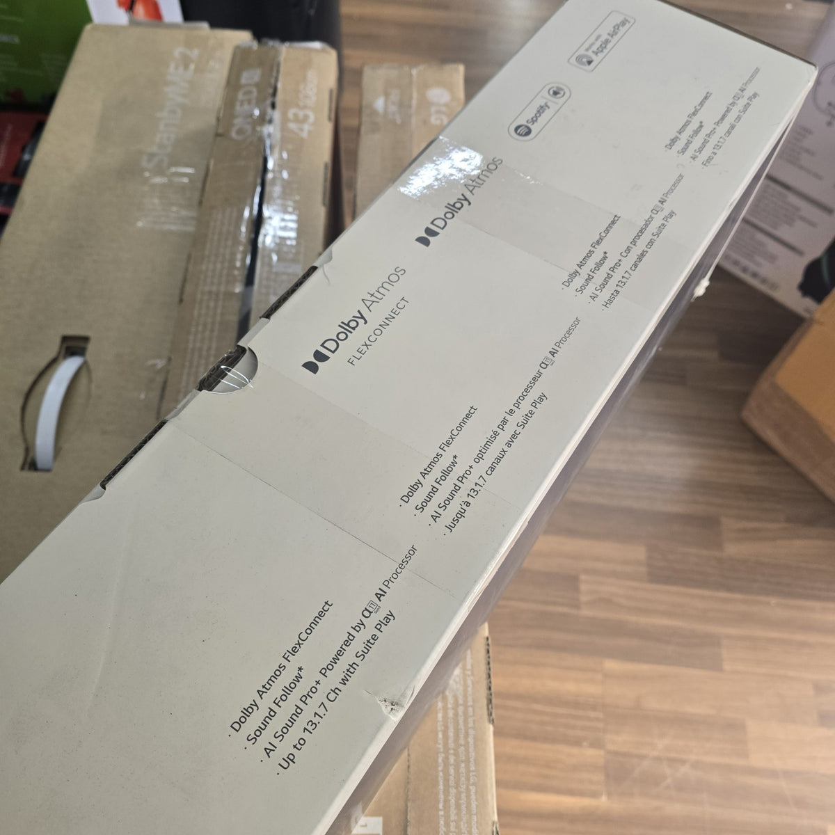 LG Sound Suite H7 Dolby Atmos Wi Fi Bluetooth Soundbar Black Grade A Boxed 243A3