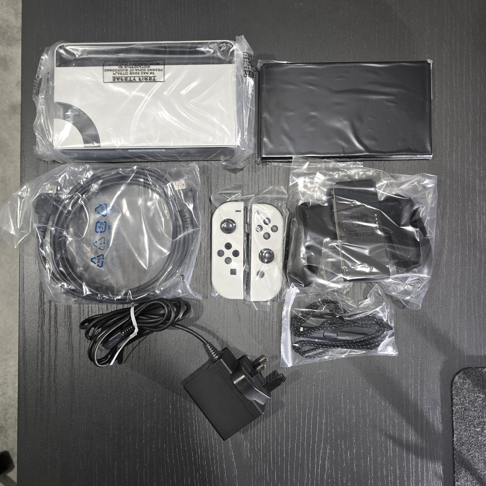 Nintendo Switch OLED Super Mario Bros Wonder Console Bundle Grade A #132A7