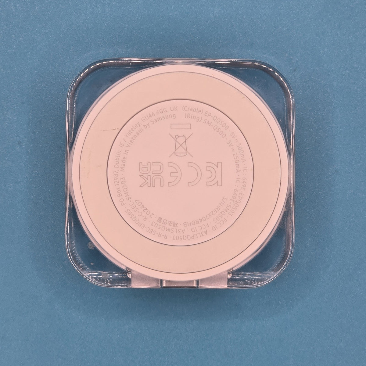 Samsung Galaxy Ring SM-Q500 Silver FAULTY Battery Issue Smart Ring 140D6
