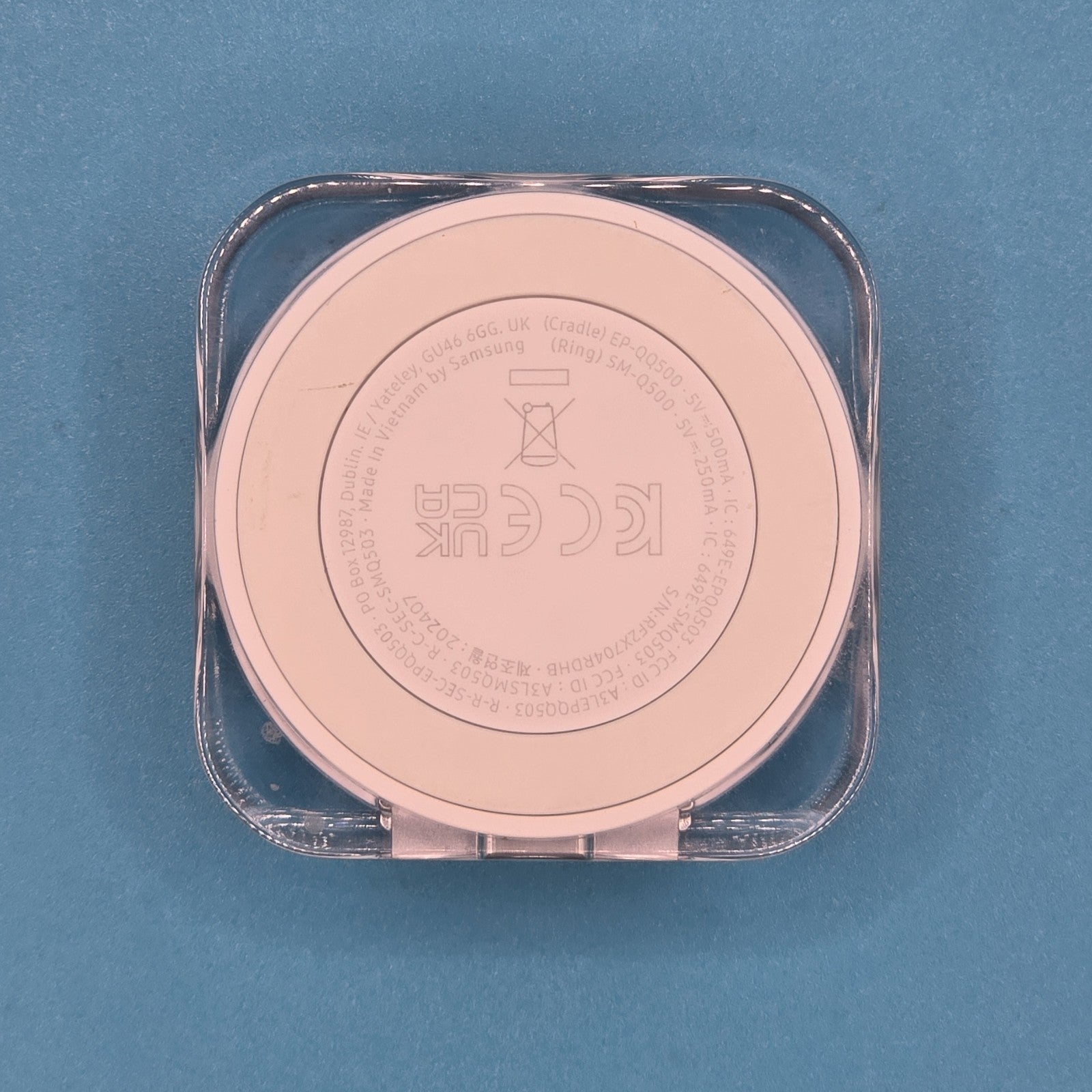 Samsung Galaxy Ring SM-Q500 Silver FAULTY Battery Issue Smart Ring 140D6