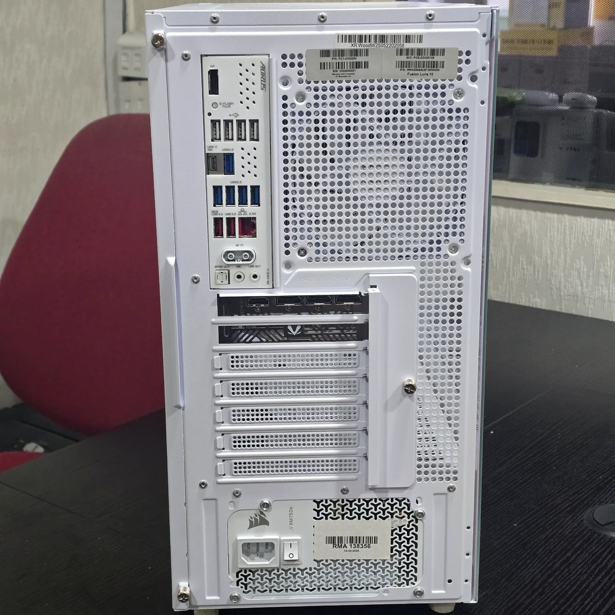 PCSpecialist Fusion Lumin 10 AMD Ryzen 5 7600 RTX 5060 White Grade A — photo 6