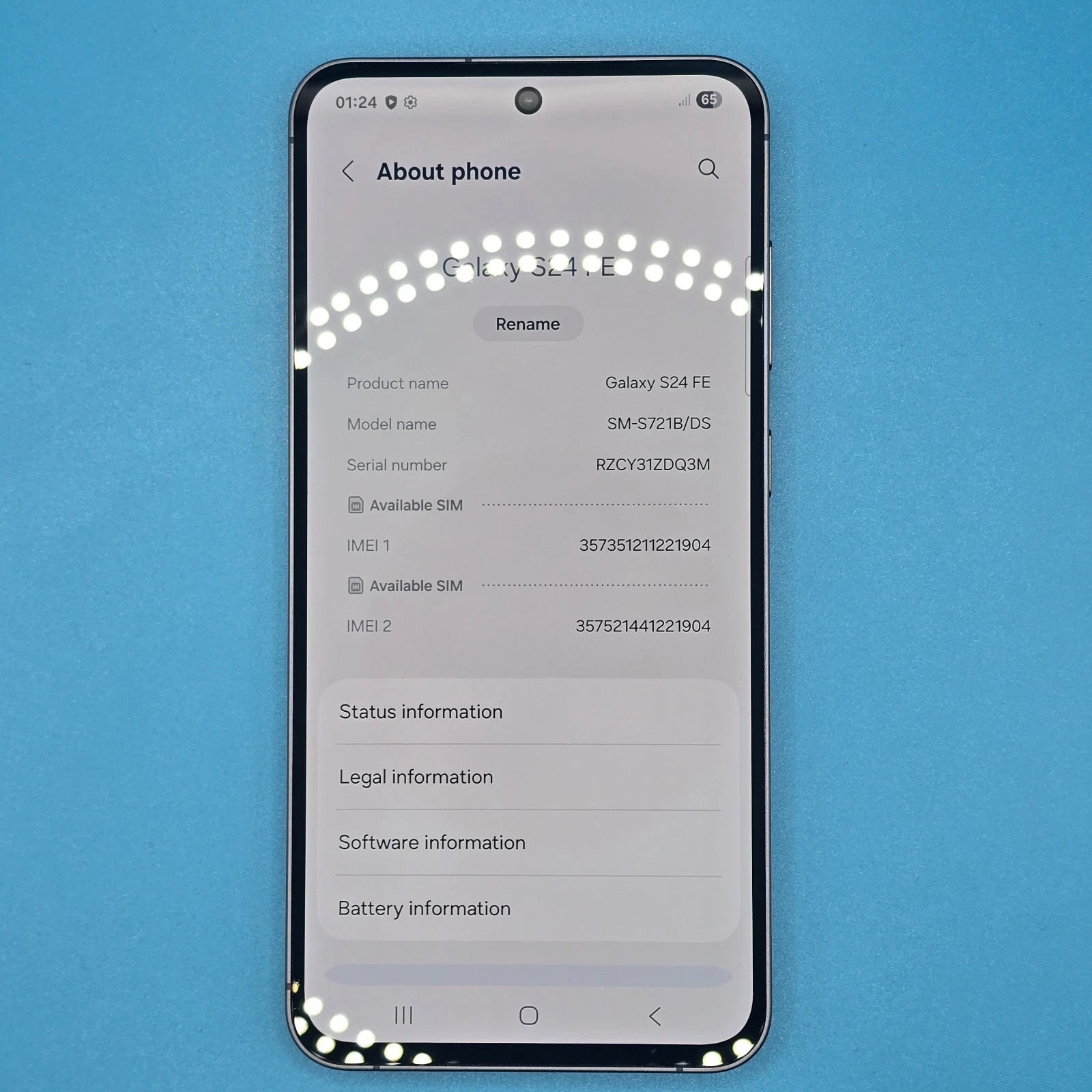 Samsung Galaxy S24 FE 5G SM-S721B